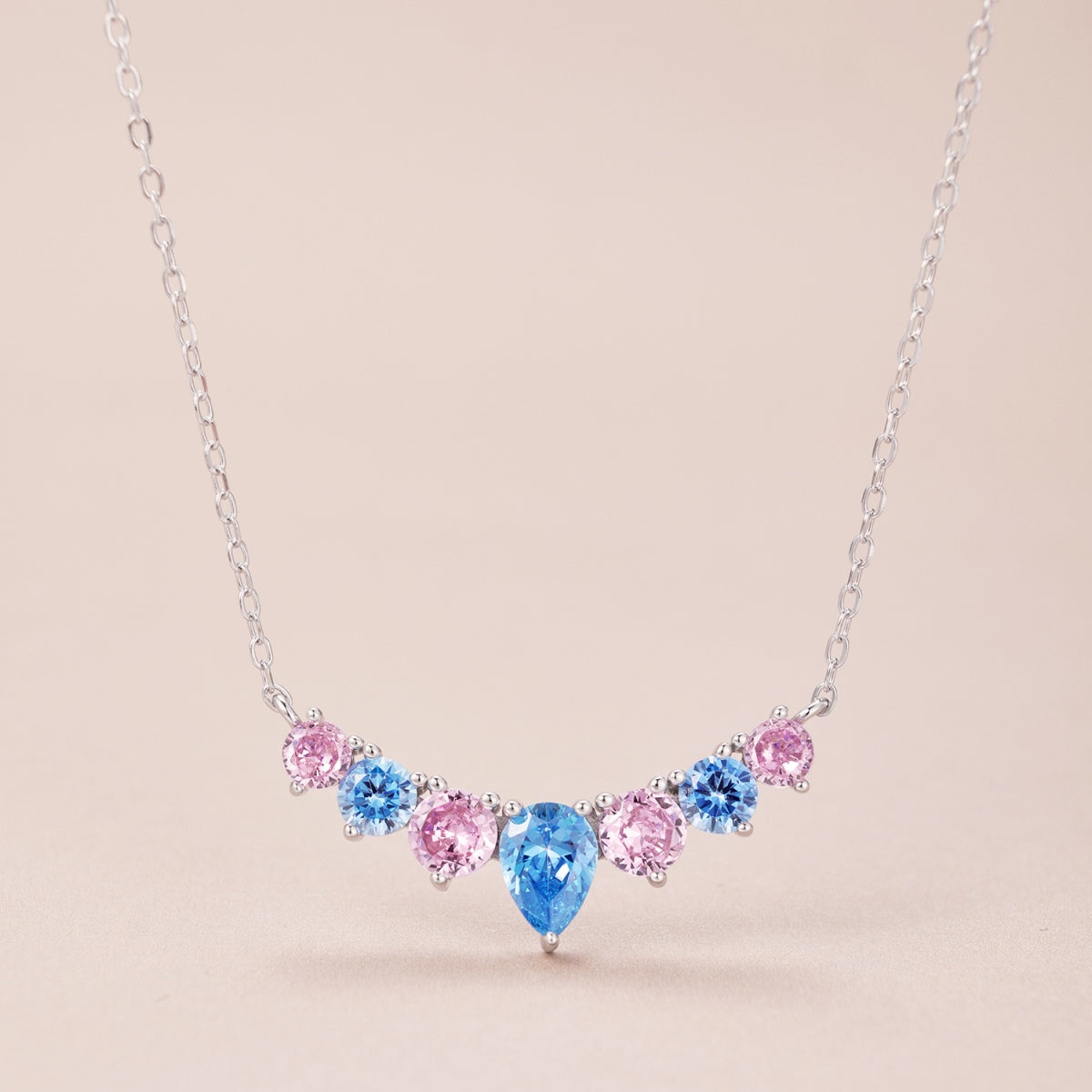 [Clover Jewelery]Dainty Colorful Heart Necklace