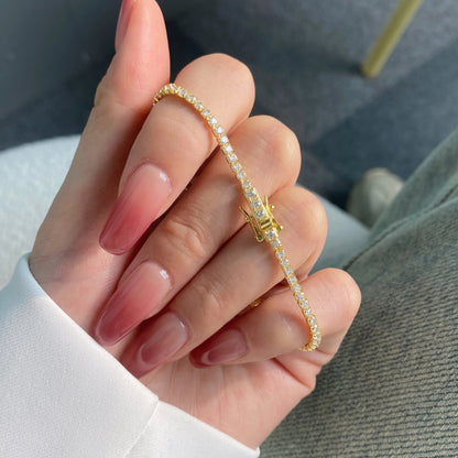 [Clover Jewelery]Radiant Colorful Round Cut Party Bracelet