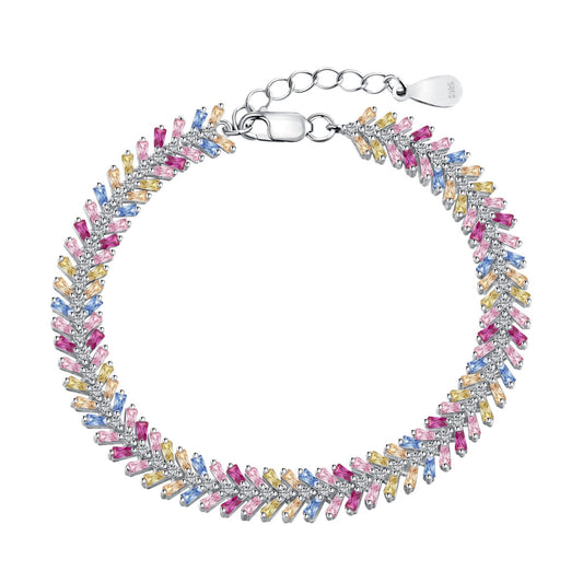 [Clover Jewelery]Dainty Radiant Emerald Cut Daily Bracelet
