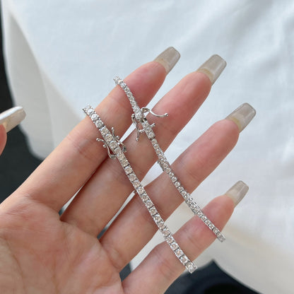 [Clover Jewelery]Dazzling Exquisite Round Cut Daily Bracelet