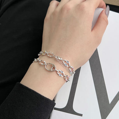 [Clover Jewelery]Dazzling Colorful Daily Bracelet