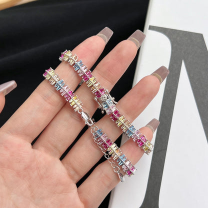 [Clover Jewelery]Sparkling Exquisite Multi Cut Party Bracelet