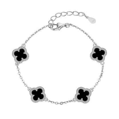 [Clover Jewelery]Four-Leaf Clover Exquisite Bracelet