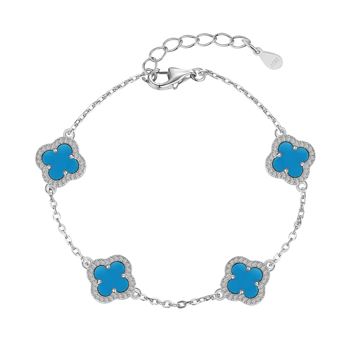 [Clover Jewelery]Four-Leaf Clover Exquisite Bracelet