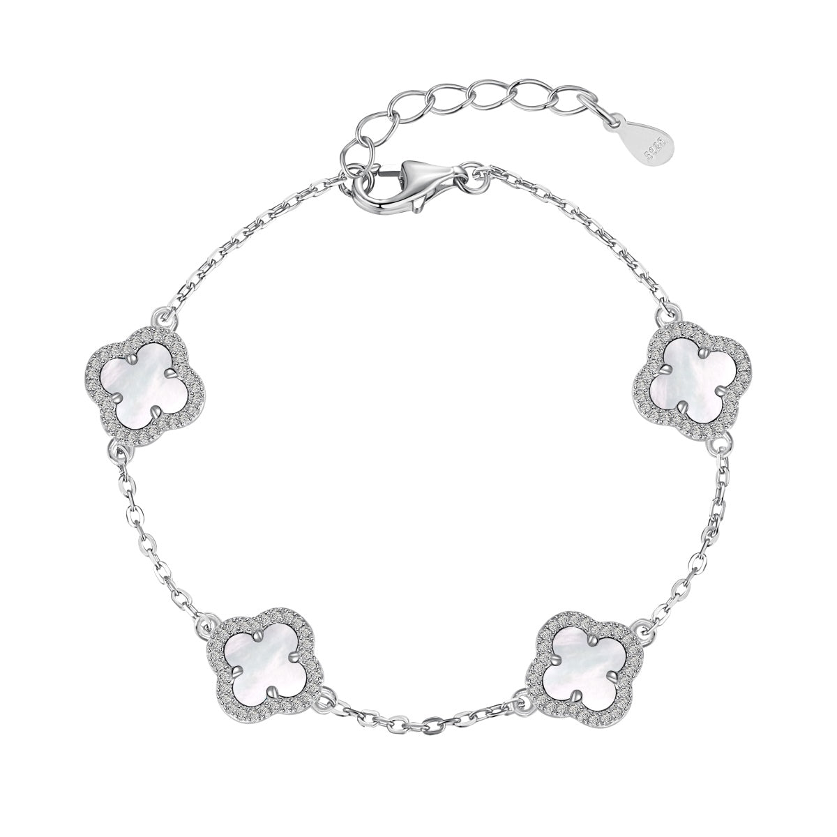[Clover Jewelery]Four-Leaf Clover Exquisite Bracelet
