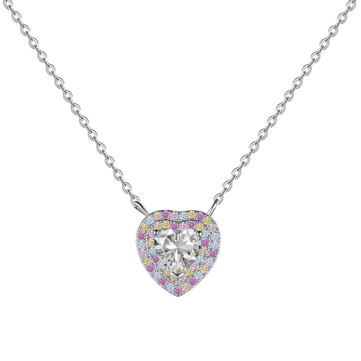[Clover Jewelery]Exquisite Heart Shape Necklace