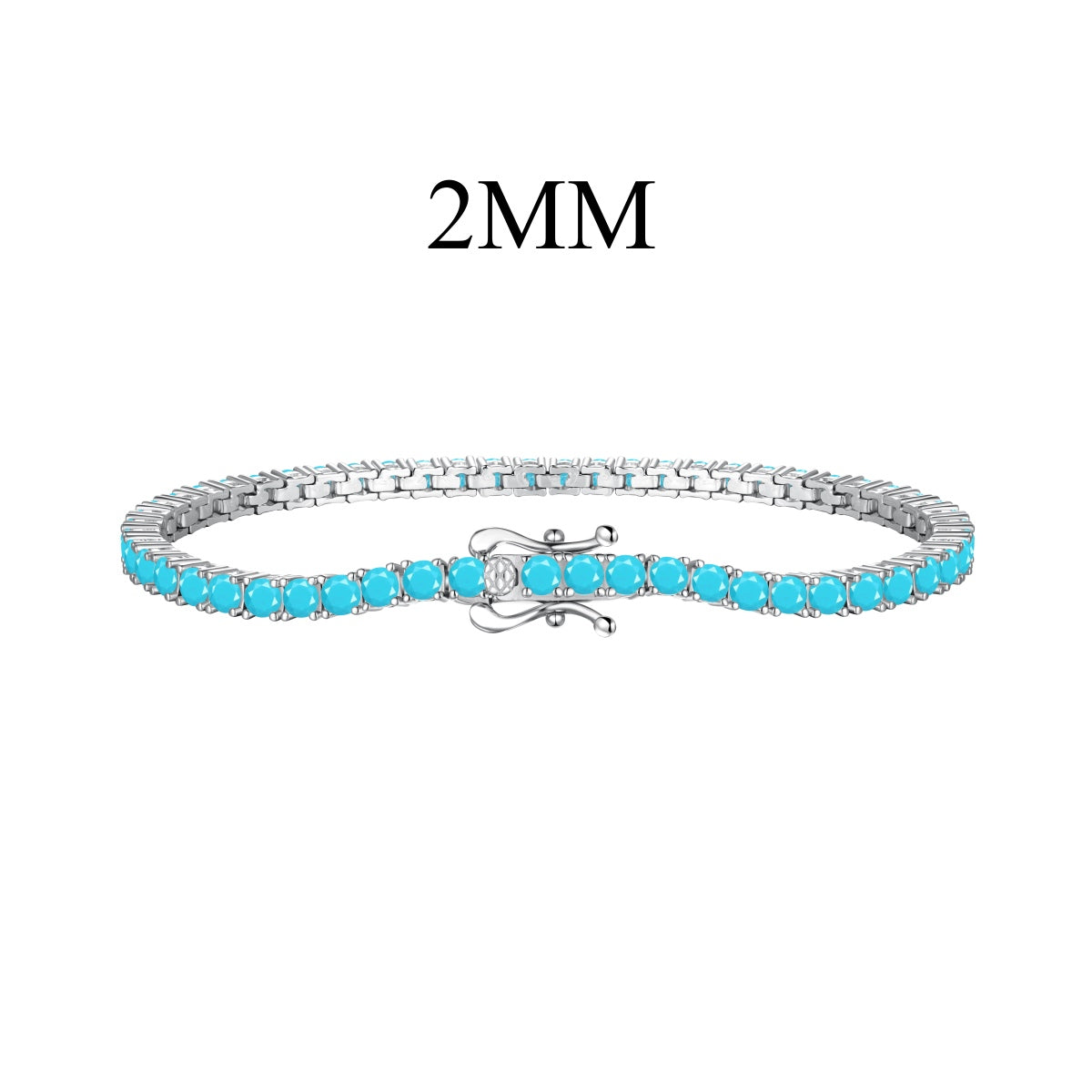 [Clover Jewelery]Dazzling Exquisite Round Cut Daily Bracelet