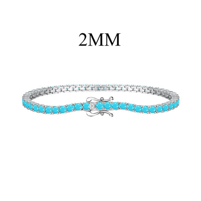 [Clover Jewelery]Dazzling Exquisite Round Cut Daily Bracelet