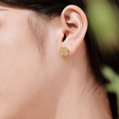 [Clover Jewelery]Four Leaf Clover Fashion Earrings