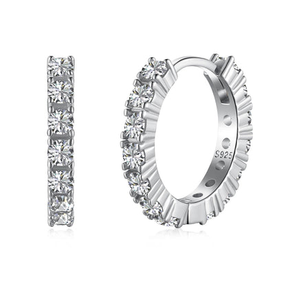 [Clover Jewelery]Radiant Colorful Round Cut Earrings