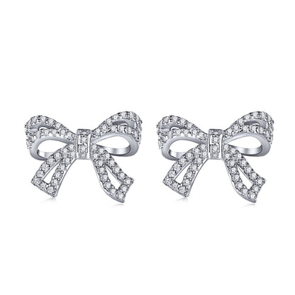 [Clover Jewelery]Dainty Bow Shape Earrings