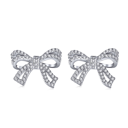 [Clover Jewelery]Dainty Bow Shape Earrings
