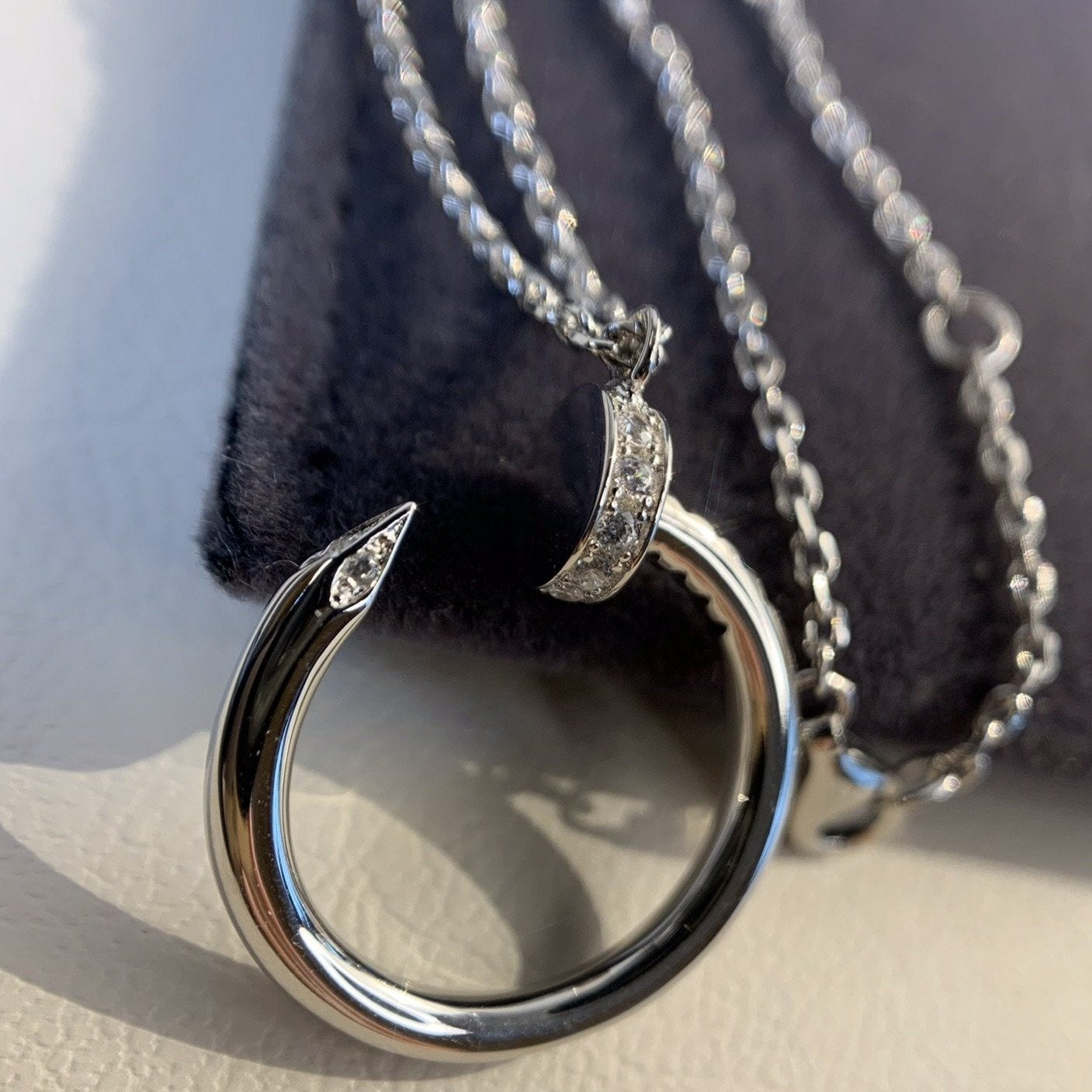 [Clover Jewelery]JUSTE NECKLACE SILVER