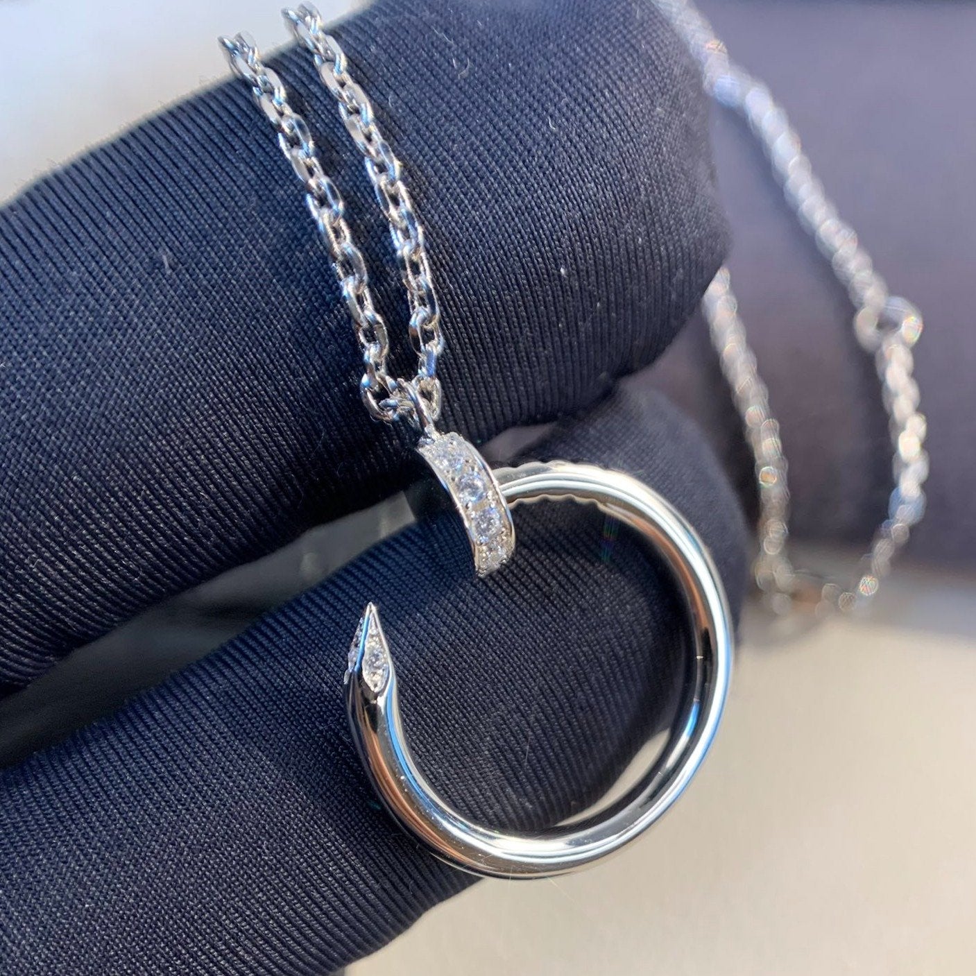 [Clover Jewelery]JUSTE NECKLACE SILVER