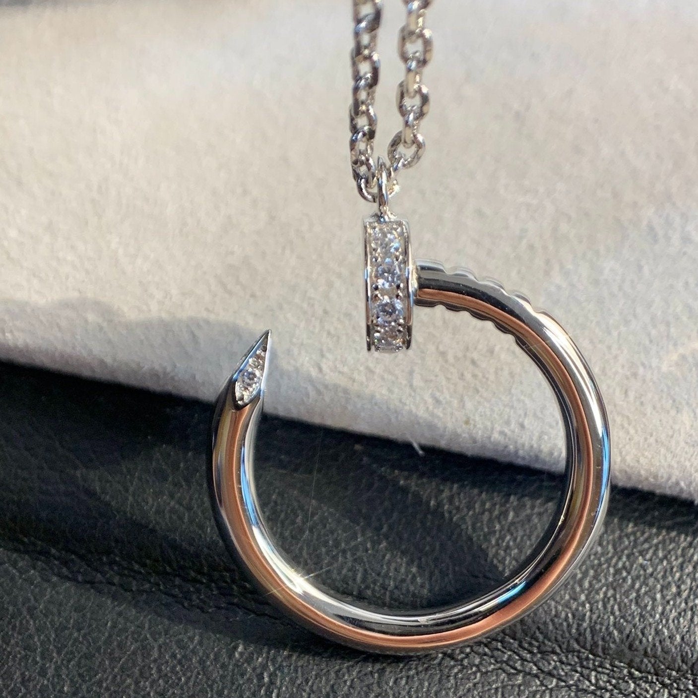 [Clover Jewelery]JUSTE NECKLACE SILVER