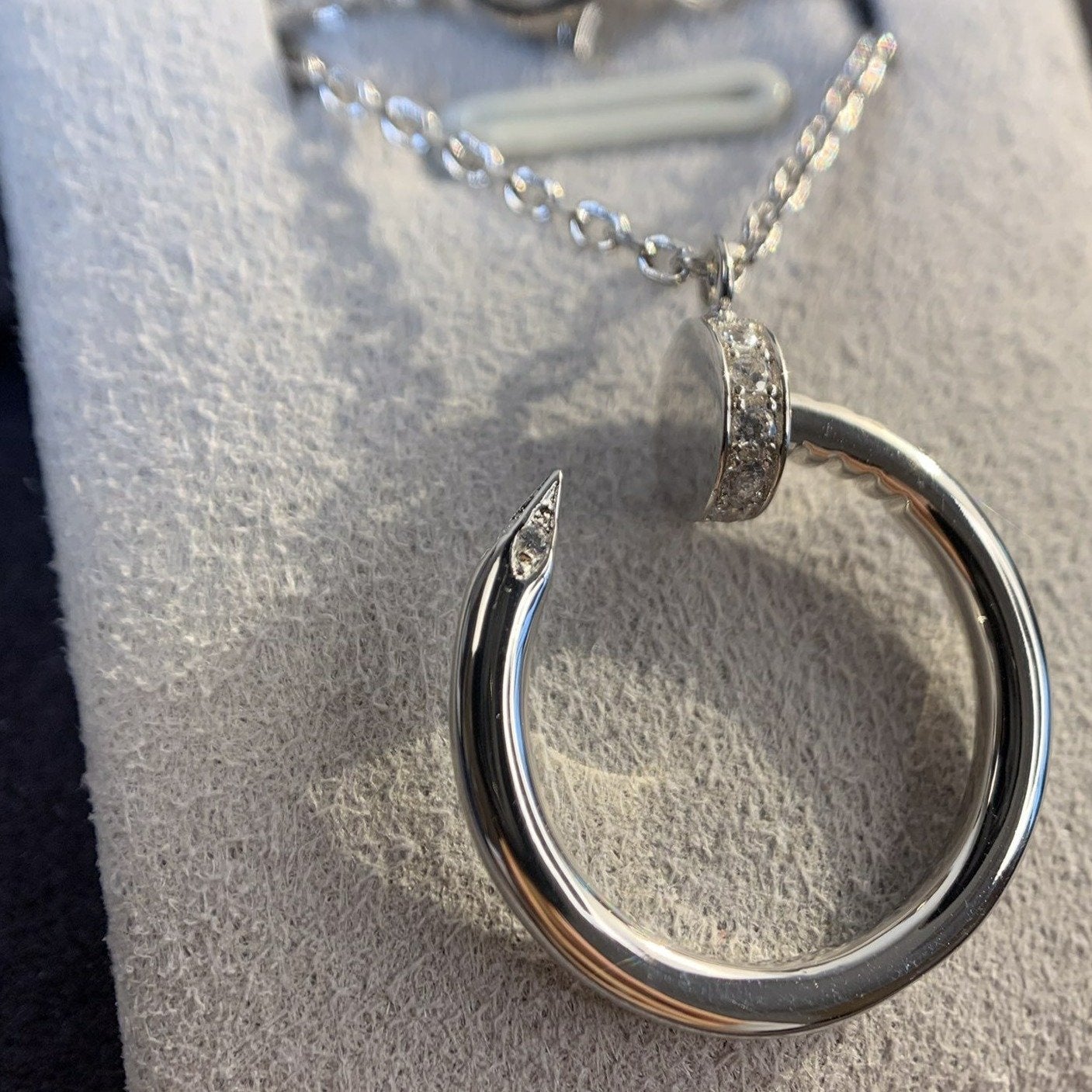 [Clover Jewelery]JUSTE NECKLACE SILVER