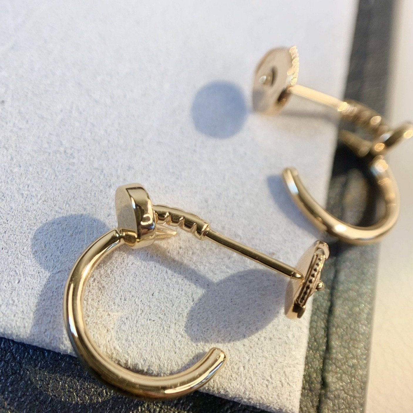 [Clover Jewelery]JUSTE EARRINGS PINK GOLD