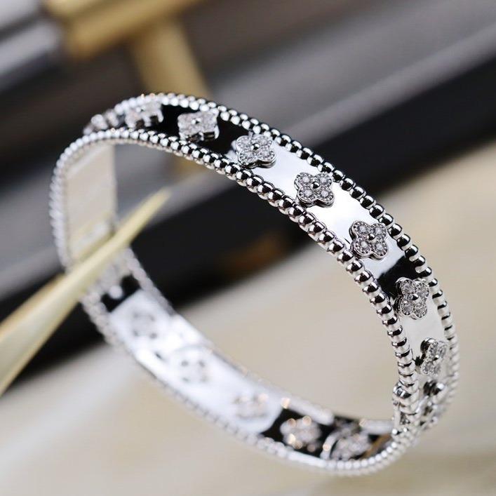 [Clover Jewelery]CLOVER BRACELET 8MM DIAMONDS