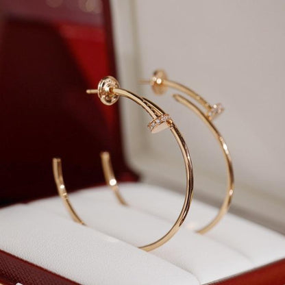 [Clover Jewelery]JUSTE EARRINGS DIAMONDS 1.8MM