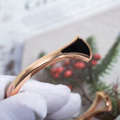 [Clover Jewelery]DREAM BRACELET OPEN PINK GOLD MOP