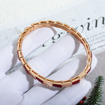 [Clover Jewelery]SERPENTI BRACELET PINK GOLD RUBELLITE