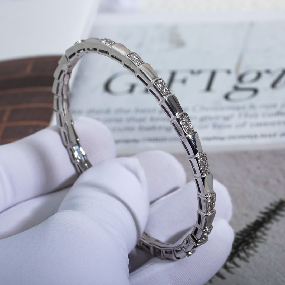 [Clover Jewelery]SERPENTI BRACELET SILVER DIAMOND