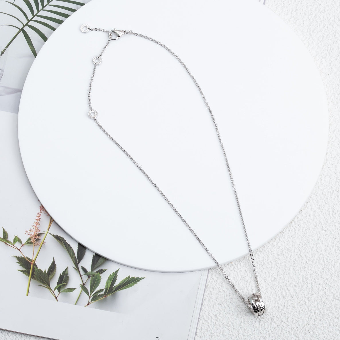 [Clover Jewelery]PARENTESI NECKLACE SILVER