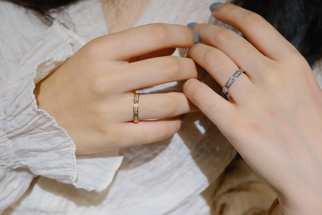 [Clover Jewelery]LOVE RING 2.65MM DIAMOND
