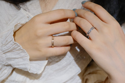 [Clover Jewelery]LOVE RING 2.65MM DIAMOND