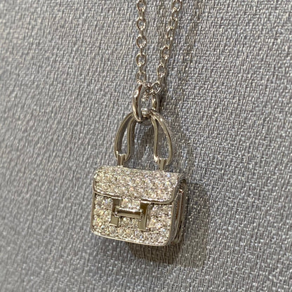 [Clover Jewelery]CONSTANCE PEDANT DIAMOND NECKLACE