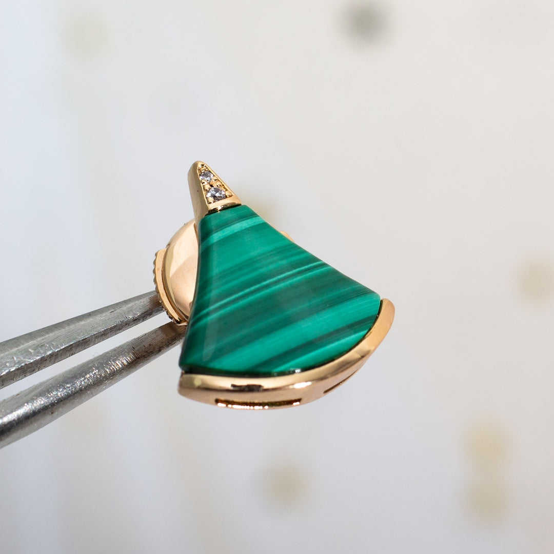 [Clover Jewelery]DIVAS DREAM EARRINGS PINK GOLD