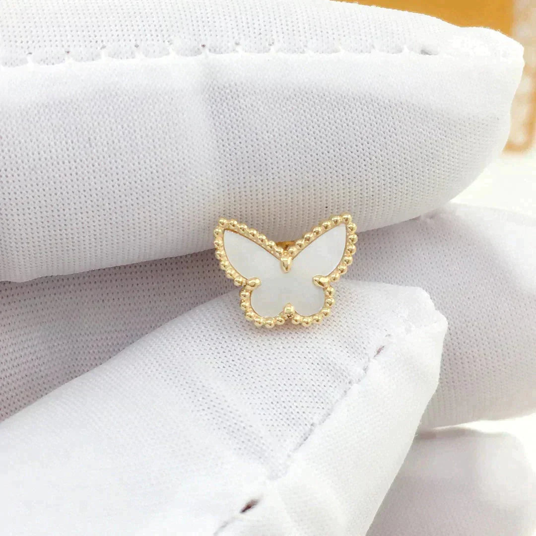 [Clover Jewelery]SWEET BUTTERFLY MOP EARSTUDS