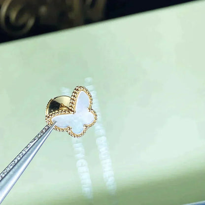 [Clover Jewelery]SWEET BUTTERFLY MOP EARSTUDS