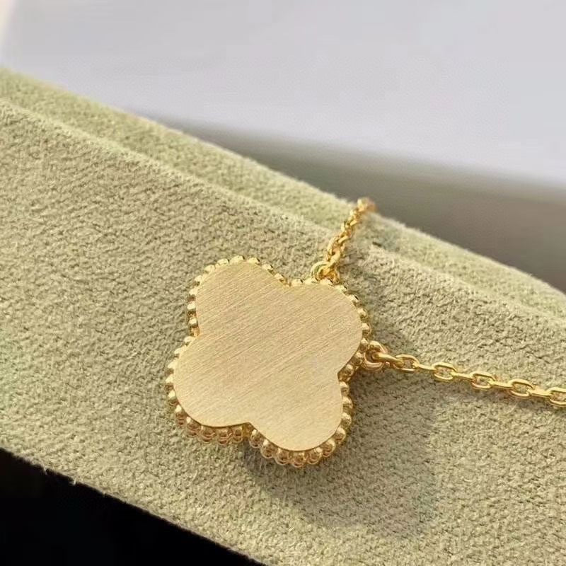 [Clover Jewelery]CLOVER 15MM DIAMOND TURQUOISE NECKLACE