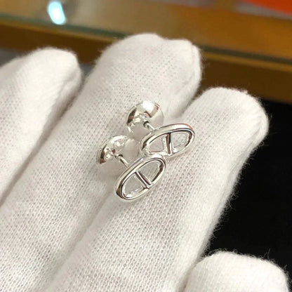 [Clover Jewelery]CHAINE SMALL EARRINGS GOLD AND SILVER