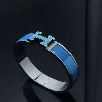 [Clover Jewelery]H BRACELET BLUE RAINBOW CERAMIC