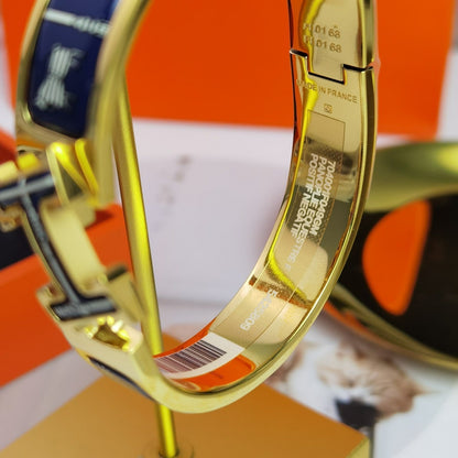 [Clover Jewelery]H COUVERTURES DARK BLUE BRACELET