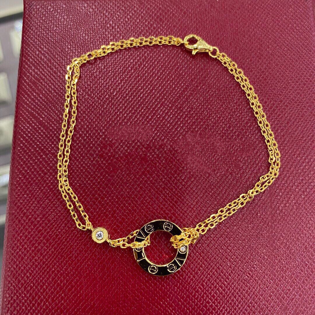 [Clover Jewelery]LOVE BRACELET 2 DIAMOND