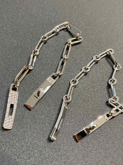 [Clover Jewelery]CHAINE BRACELET SMALL MODEL DIAMOND