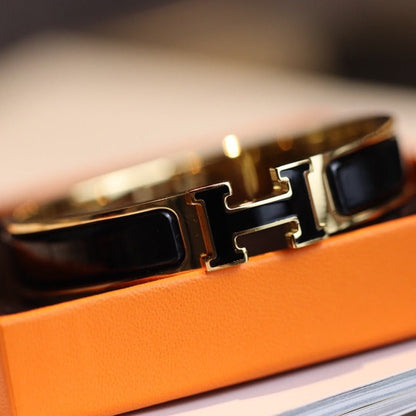 [Clover Jewelery]H BRACELET 12MM GOLD