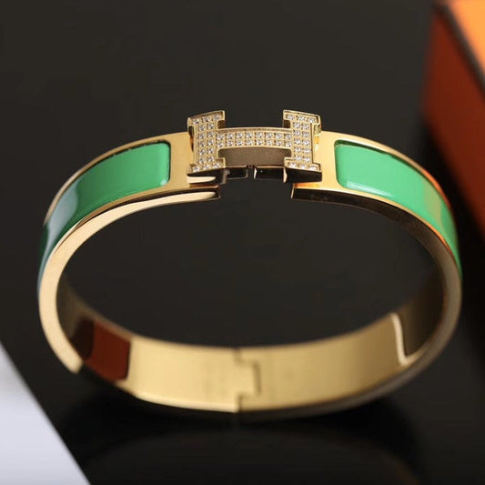 [Clover Jewelery]H BRACELET GOLD DIAMOND