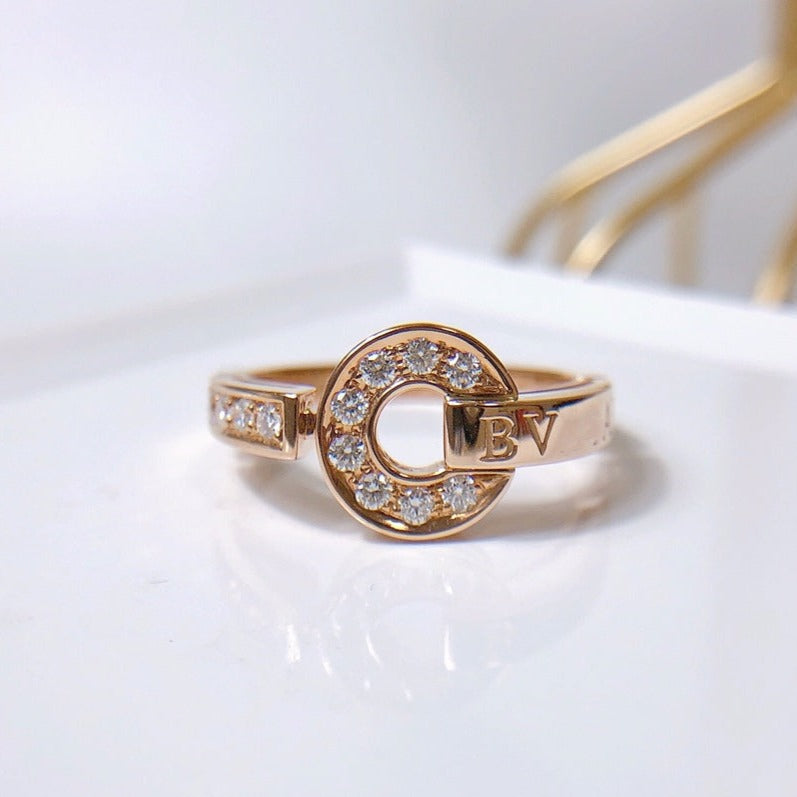 [Clover Jewelery]DREAM RING DIAMOND PINK GOLD
