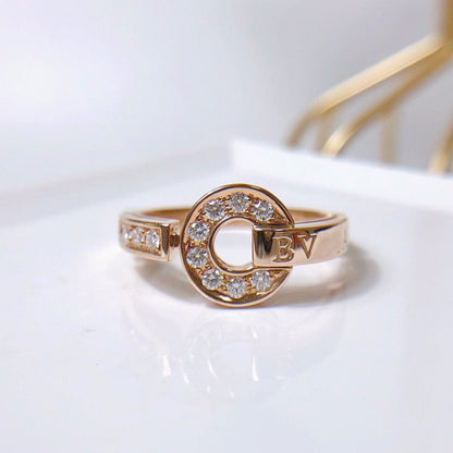[Clover Jewelery]DREAM RING DIAMOND PINK GOLD