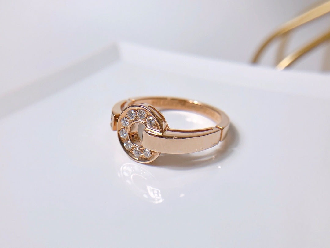 [Clover Jewelery]DREAM RING DIAMOND PINK GOLD