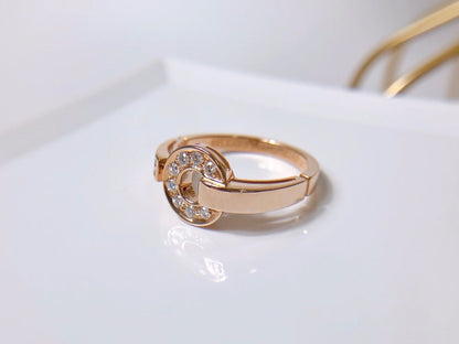 [Clover Jewelery]DREAM RING DIAMOND PINK GOLD