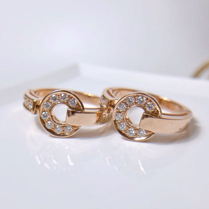 [Clover Jewelery]DREAM RING DIAMOND PINK GOLD