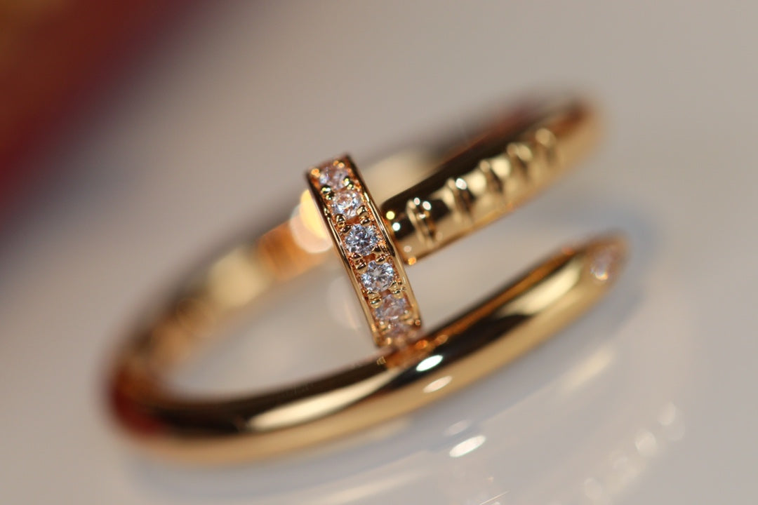 [Clover Jewelery]JUSTE RING 2.65MM GOLD DIAMOND