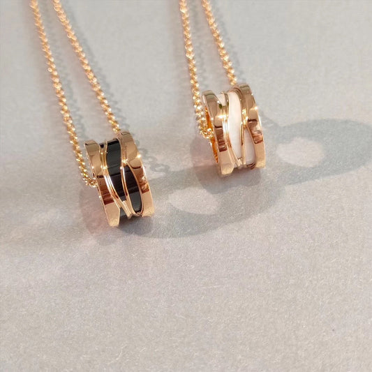 [Clover Jewelery]ZERO 1 NECKLACE PINK GOLD