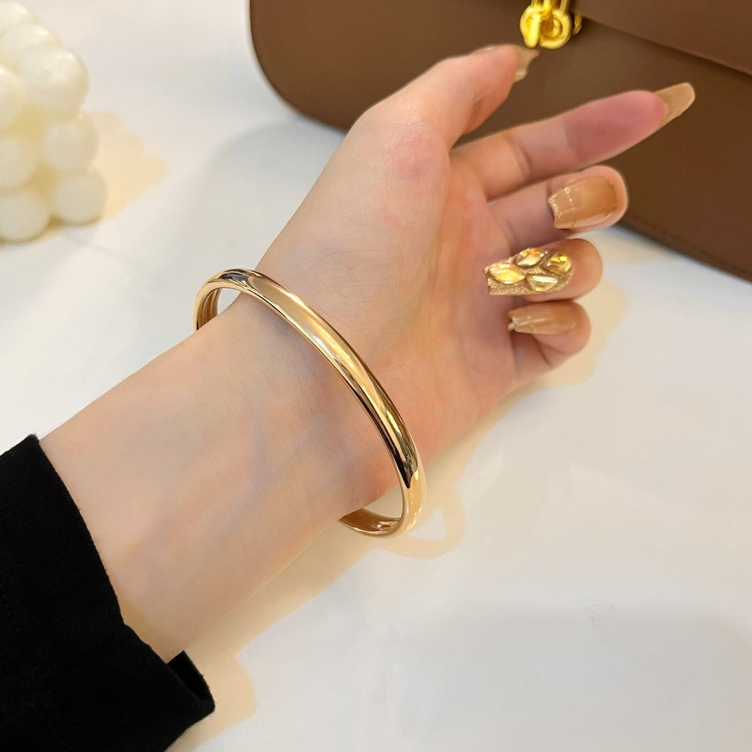 [Clover Jewelery]PANTHERE GOLD DIAMOND OPEN BRACELET