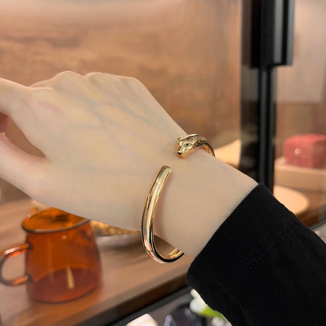 [Clover Jewelery]PANTHERE GOLD OPEN BRACELET